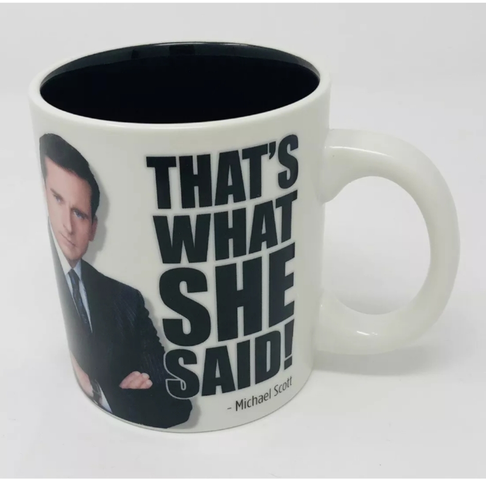 The Office Mug “That’s What She Said" COFFEE Michael Scott Spencer Gifts XL Mug